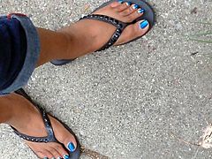 Angie Sexy Long Toenails