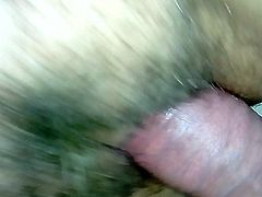 Hommsde ,my fingers ,cock in her hairy pussy black, amator