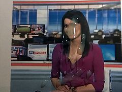 Cum tribute for sky sports Natalie Sawyer