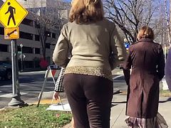 Tall Blonde MILF (lunch break walk) 3