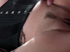 Christina Aguchi and horny dude have a lot of fun in this blowjob action