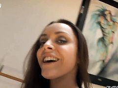 Fabulously hot temptress Liza del Sierra makes guys meat stick harder before getting her ass ploughed