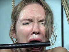 Rain DeGrey is submissive in nature, but after this painful session, she will be happy to see herself in dominating position. Jack Hammerx wrapped her face in cover and tortured her in all possible ways. In that painful condition also, she experienced heavy orgasm, which proves her real sultry nature