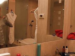 Good looking slut Sasha dreaming about real sex with real man with her fingers in her pussy hole