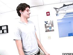 Brunette Megan Foxx gets cummed on on cam for your viewing enjoyment