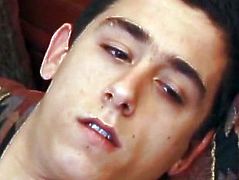 Luciano Undresses and Strokes