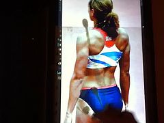 Jessica Ennis ASS Cum Tribute