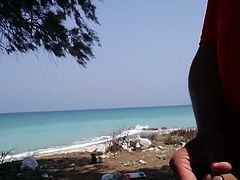 branlette a la plage