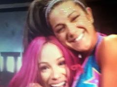 Sasha Banks and Bayley cum tribute