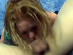 Redhead Ginger Rose Snarls And Growls While Gagging On Dick