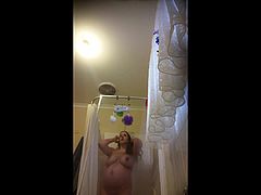 Hidden Camera, Busty Pregnant Sister