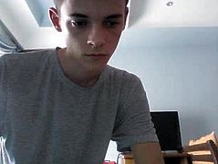 Albanian Handsome Boy Cums On Cam,Big Cock,Tight Smooth Ass