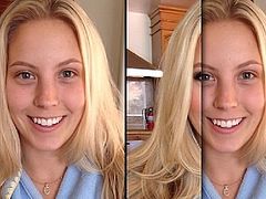 pornstars before-and-after makeup