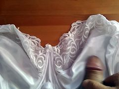 Wanking with Carol Brown bra