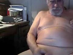 grandpa cum on cam