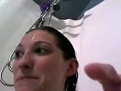 Milf masturbating in bath