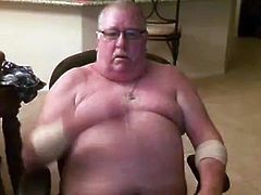 grandpa cum on cam