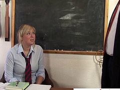 Lena Leigh spanked in school 2