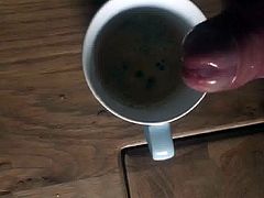 Cum in coffee