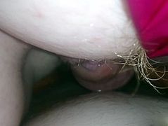 Rubbing my pussy on his cock while I cum all over him