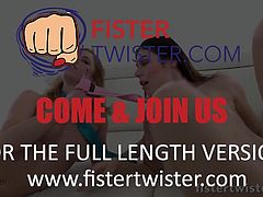 Fistertwister - Lesbian fisting fun for Jessica Bell