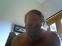 grandpa stroke on webcam