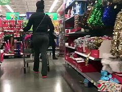 Skinny Spanish girl with bubble ass at the store 2