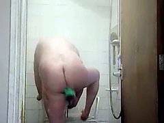 grandpa shower on webcam