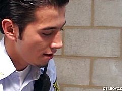 Young Latino Cuffed and Fucked