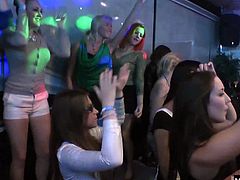 These MILFS love a good night out on the town. Tonight theyve all gathered at the strip club to have some fun. These horny bimbos cant get enough as hung male strippers stuff their dicks into wet willing housewife cunt.