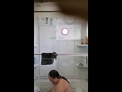 Fat Christine bath shower show 1-6-2018