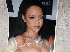 Rihanna cum tribute