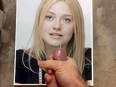 Dakota Fanning Cum Tribute 022