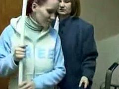 Russian Maid and Mature Mom Lesbian Sex