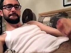 It went in hisa beard