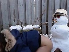 Fun with snowman