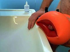 Waterwing inflatable float humping 5 cum orgasm
