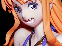 Nami figure bukkake by FL 75