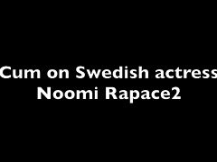 Cum on Noomi Rapace2