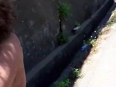 Naked in the street