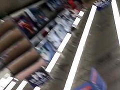 Some tight teen booty in Walmart