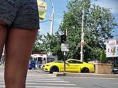 Spy sexy ass short teens girl romanian