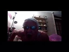 83yo man cum on cam