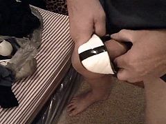 friend having fun with shoes part 1