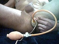 Vibrator anal with pump