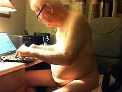 old man naked show
