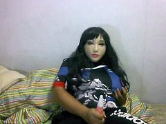 bbw female mask doll