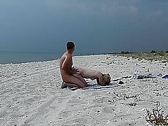 Real public beach enjoyment