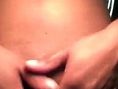 Black Doll Squirts As She Fingers Her Pussy