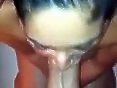 Hot Desi Chick Blowjob In Shower